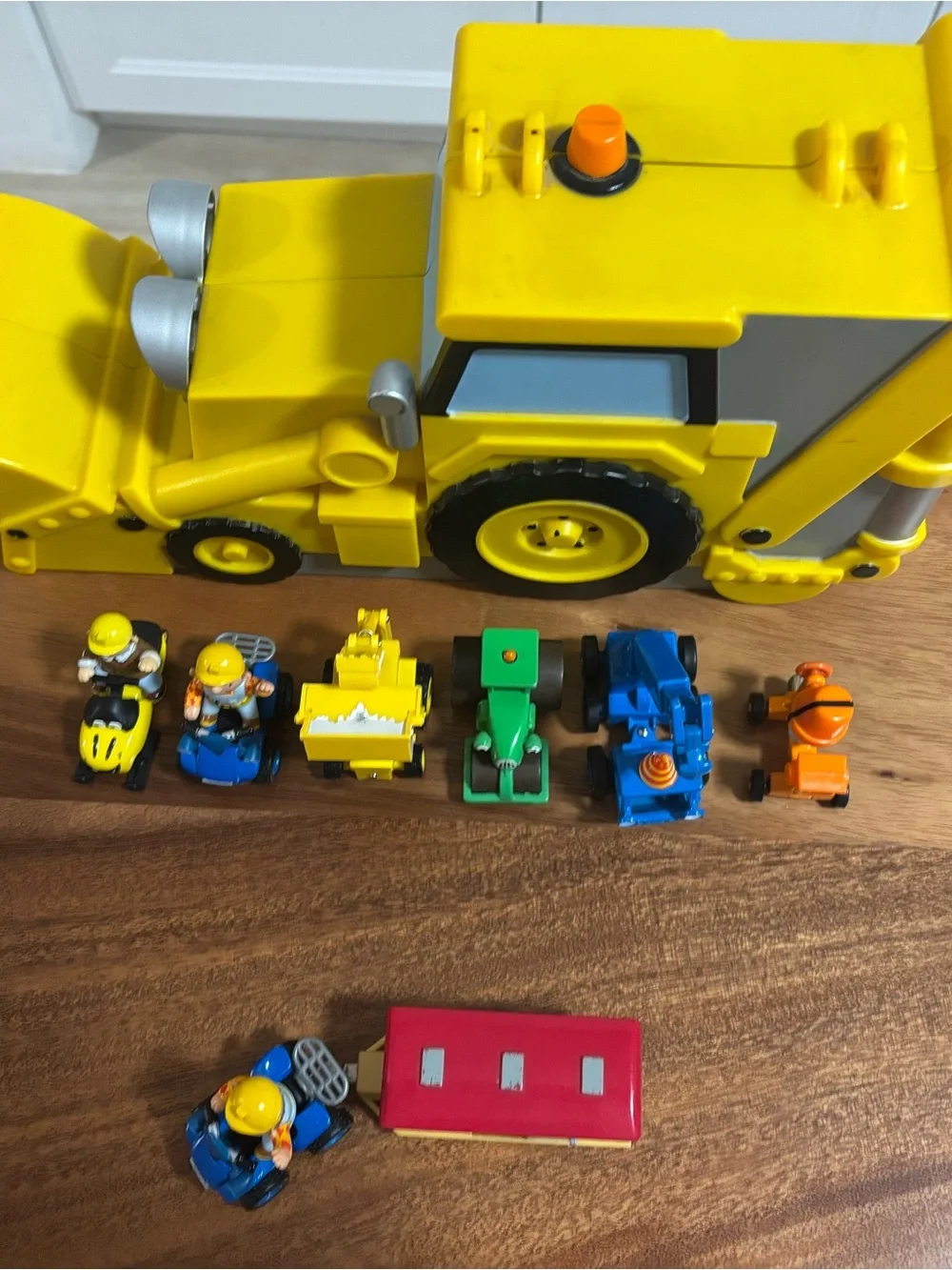 9 piece original bob the builder toy lot